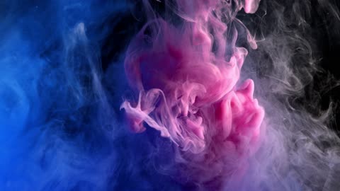 Ink Water Underwater Foam Smoke Background Macro