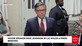 BREAKING NEWS: Mike Johnson Hammers Joe Biden After Presidential Debate