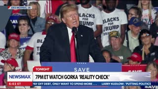Former President Donald Trump holds "Save America" Rally in Iowa