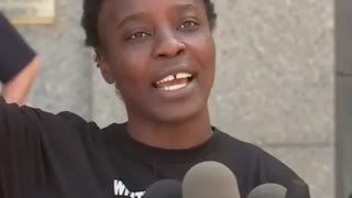 Statue of Liberty climber Therese Okoumou quotes Michelle Obama