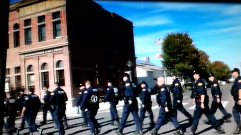 Massive Law Enforcement for Rally for Decency September 3rd, 2022 Port Townsend