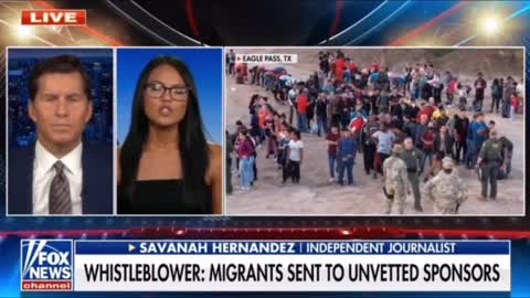 Savanah Hernandez reveals shocking details about border criss&migrant children on Jesse Watters!!