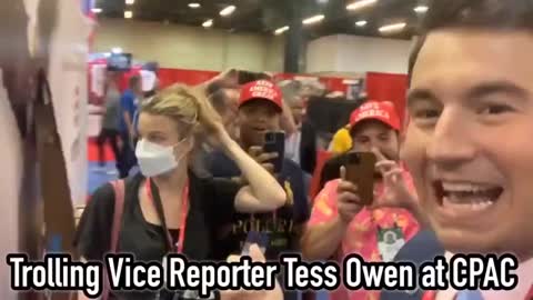 Alex Stein TROLLS Leftist Vice Reporter Who Went To CPAC