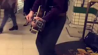 Now that's busking