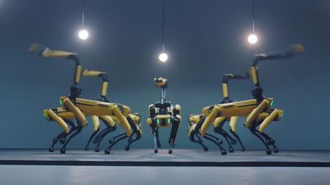 Dancing robots - spots | spots dance by boston dynamics | boston dynamics owned by hundai
