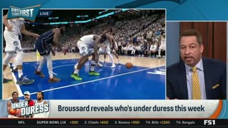 FIRST THING FIRST Chris Broussard explains why Anthony Edwards under the most pressure this week
