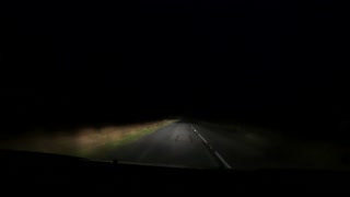 Night driving in Dartmoor Go pro speed lapse