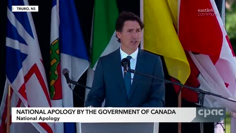 Prime Minister Justin Trudeau gives an official apology on behalf of the federal government for the discrimination experienced by those who served in the No. 2 Construction Battalion. – July 9, 2022