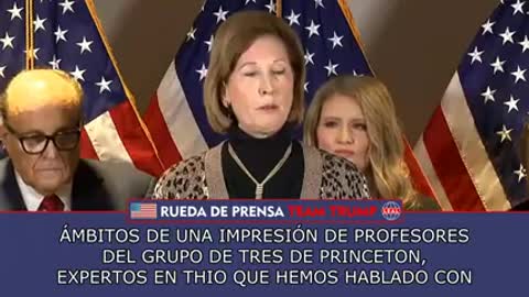 Rueda de prensa abogados de Donald Trump parte 2