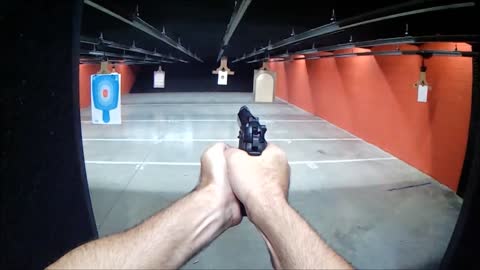 Beretta M9 22 LR With Crimson Trace Laser @ 10 Yards