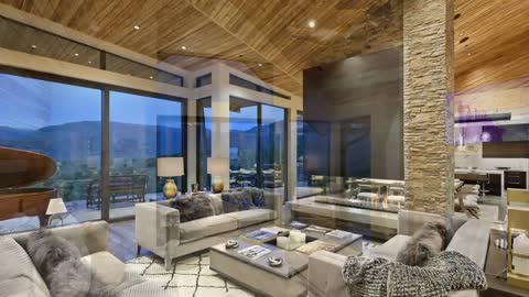 Chalet at the revered Maroon Creek Club, modern Swiss , Aspen, CO