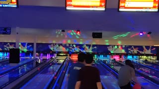 Spencer bowling at Stars & Strikes VID_20230617_133847