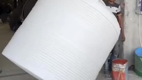 Plastic water tank manufacturing process