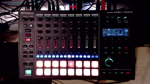 Roland MC-707 Industrial Composition (Rhythm & Control)