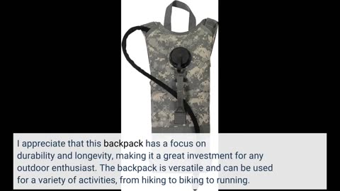 Customer Comments: ATBP Tactical Water Hydration Pack Camel Backpack Hydration Carrier Backpack...