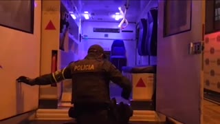 Ambulancia cargada con cocaína y marihuana fue inmovilizada en Lebrija