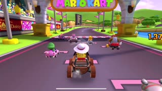 Mario Kart Tour - DK Jumbo Kart Gameplay (Bowser vs. DK Tour Tier Shop Reward)