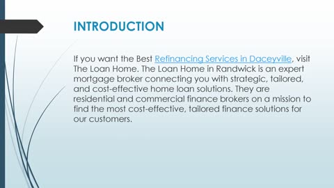 Best Refinancing Services in Daceyville