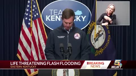 Beshear: Massive damage, loss of life expected from major flooding in eastern Kentucky