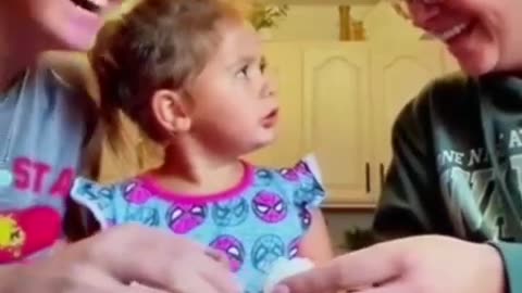 The children's reaction is great 😂Watch till the end...😂😂😂