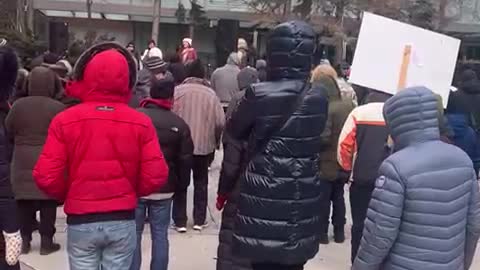 Fired Nurse Spoke At The Uncritical Mainstream Media Protest In Toronto Canada. Jan 8, 2022