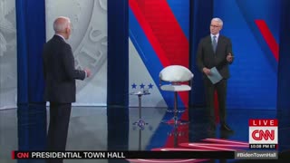 Cooper Asks Biden About Being In White House Residence
