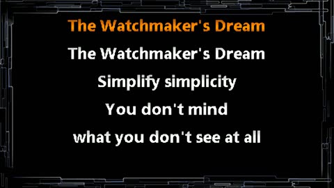 Avantasia • The Watchmakers Dream (CC) [Karaoke Instrumental Lyrics]