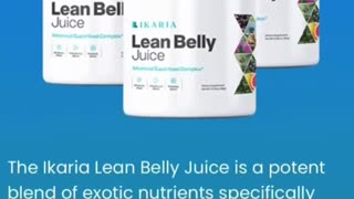 Ikaria lean belly juice weight loss supplement