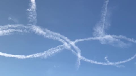 Navy Pilot Draws a Naughty Picture in the Sky