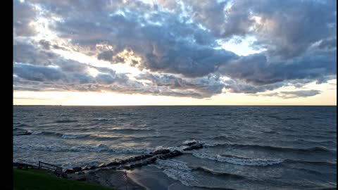October Clouds & Sunsets, Mitiwanga, on Lake Erie, Huron, OH (best viewed in 4k 2160p)