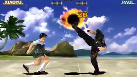 Tekken Ball Mode (Tekken 3)- Ling Xiaoyu vs Paul Phoenix