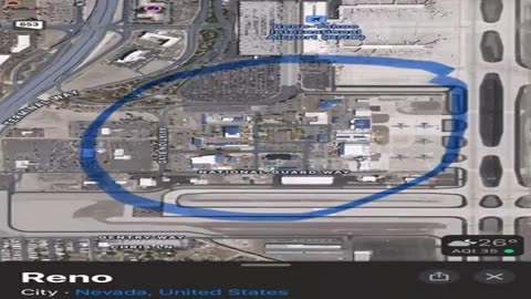 Notice the blue roofs of the military sections of the Reno airport…