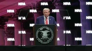 Donald Trump and Greg Abbott speak at NRA convention in Dallas - May 18, 2024
