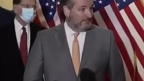 Sen. Cruz. Schools "Mask Police" Reporter