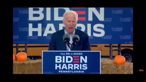 Biden mumbling his speech