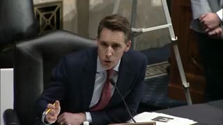 Mayorkas says "the board has not yet met" when Sen. Josh Hawley asks if the DHS has any records on Biden's "Ministry of Truth"