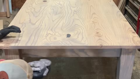 Staining an Ash table Grey