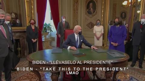 Joe Biden, la marioneta de Kamala Harris: "No sé lo que estoy firmando"