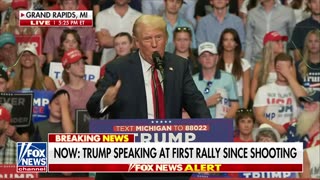 Trump speaks at first rally since assassination attempt| NATION NOW ✅