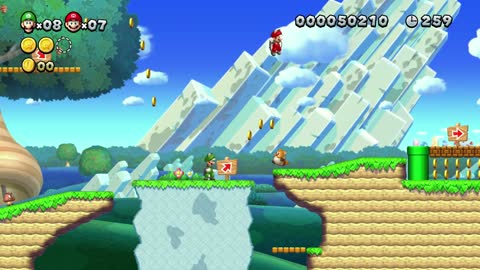 On Nintendo Switch. New Super Mario Bros. U Deluxe ACORN PLAINS 1