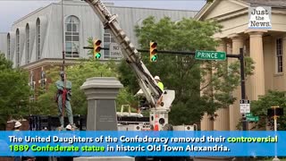 Controversial Confederate Statue Removed in VA