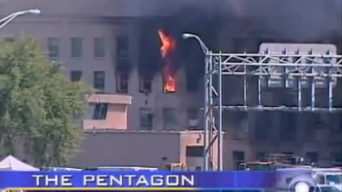 911 Explosion At The Pentagon ... Another Pearl Harbor (CBS Network Studio 1213 pm