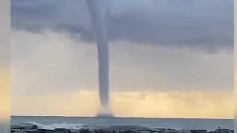 ICYMI: Massive Waterspout Spins Off the Italian Coast Thursday (Watch!)