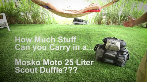 How Much Stuff Can You Carry in a Mosko Moto 25 Scout Duffle