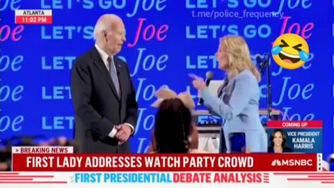 Ridiculous Jill Biden Praising Joe After The Presidential Debate