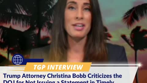 Christina Bobb was at the Mar-a-Lago during the FBI raid.