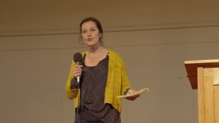 VFF Co-founder Libby Jonson speaks in Pukekohe