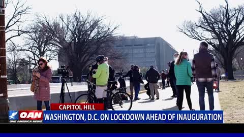 Washington D.C. on lockdown ahead on inauguration