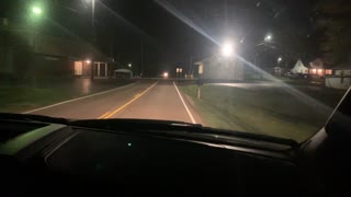 Night Drive in the country