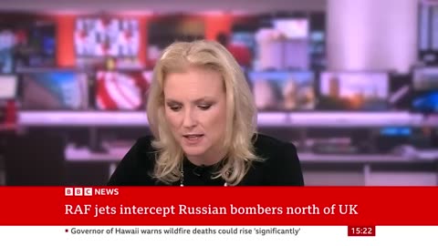 Raf intercepts Russian bombers north of uk